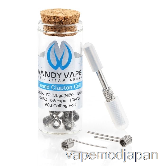Vape Japan Vandy Vape パフォーマンス プレビルドコイル 0.43ohm ヒューズドクラプトンコイル